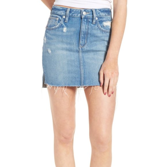 Lovers + Friends Dresses & Skirts - Lovers + Friends Elijah Distressed Mini Skirt
